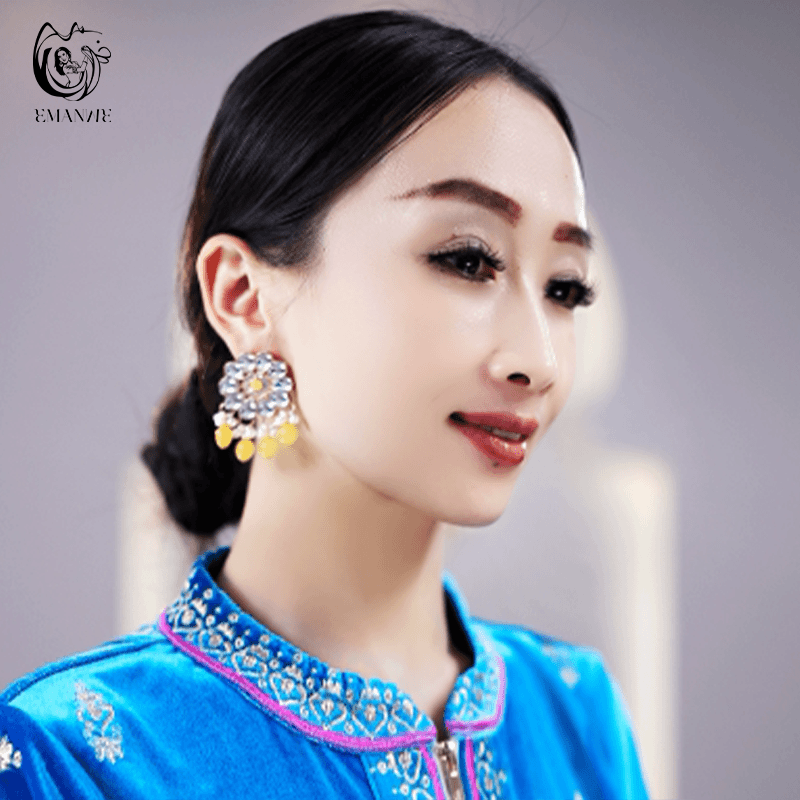 F69依曼异域风情印度舞民族风新疆舞配饰耳环