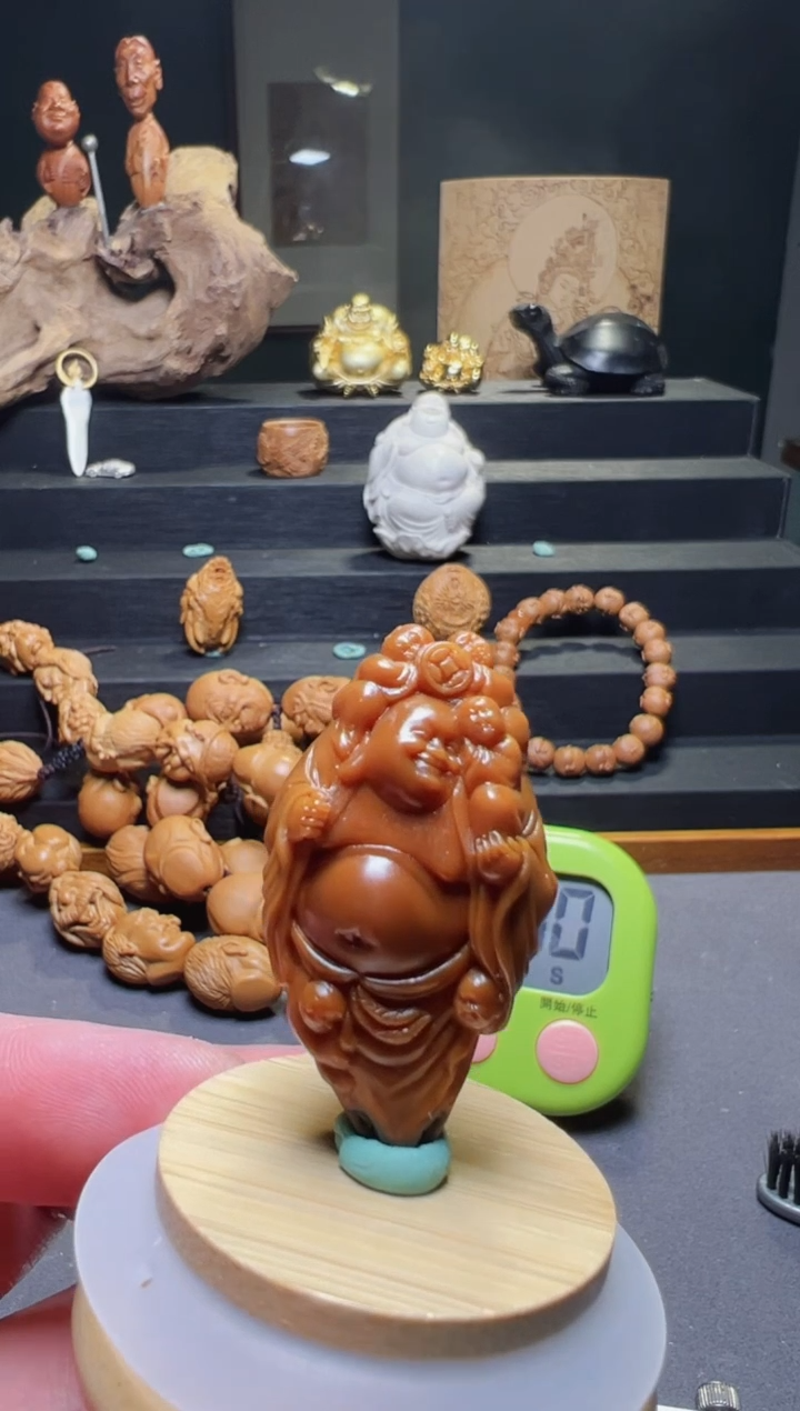 【闪购商品】橄榄核核雕弥勒