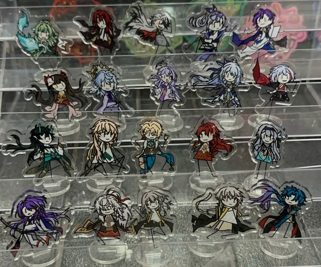 【崩铁豆豆人】崩铁原创同人周边立牌挂链