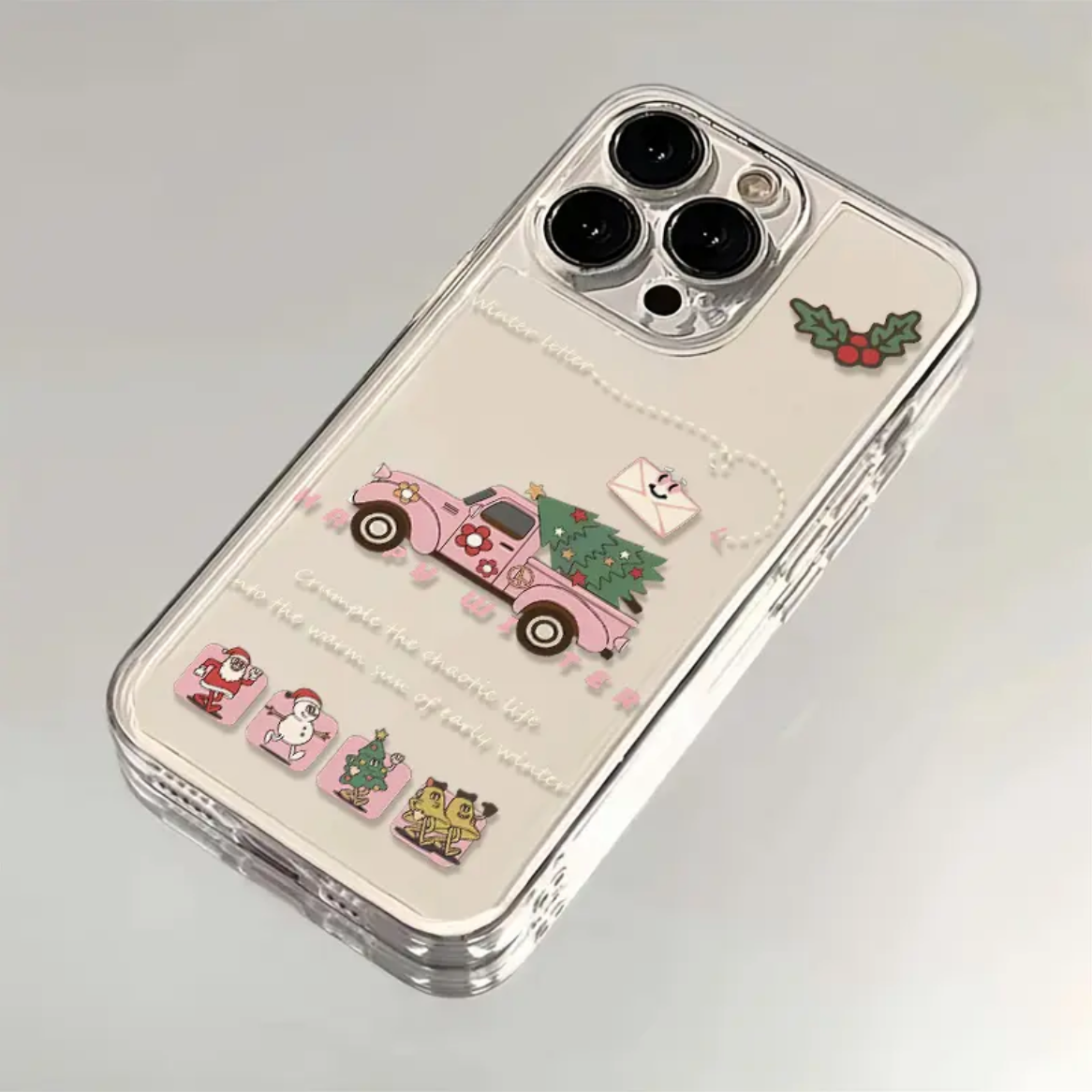 冬日雪人适用苹果小米oppovivo华为iPhone12手机壳/13/14/15/软XR