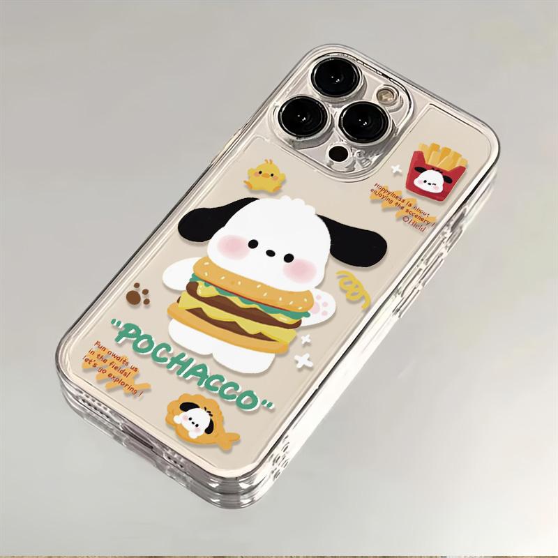 怕洽狗汉堡苹果小米oppovivo华为适用iPhone12/13/14/15手机壳