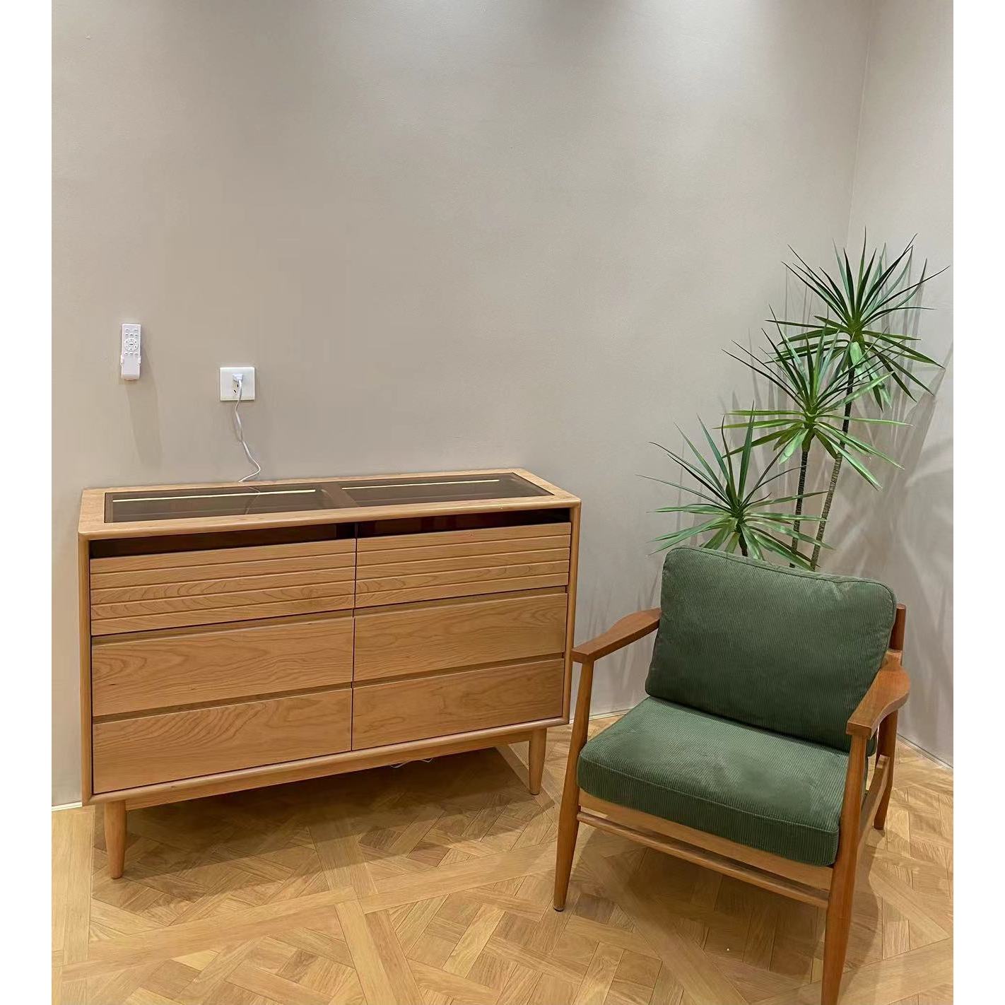 【国补15%】【哈尔六斗柜】卧室收纳储物柜日式小户型樱桃木抽屉柜