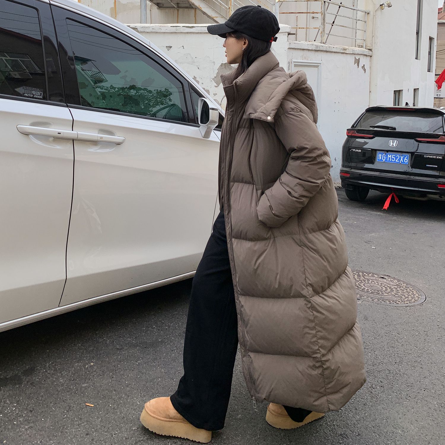 长款羽服男女冬季2024新款超长过膝大被子到脚踝加长韩系加厚外套