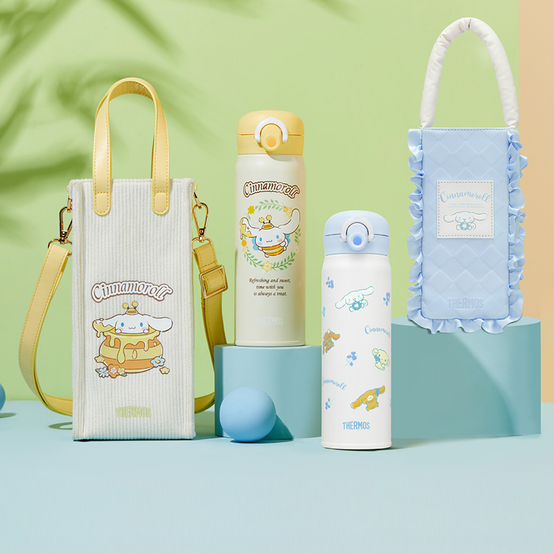 膳魔师三丽鸥500ml保温杯玉桂狗大耳狗蜜蜂&花环系列水杯TCMO-500