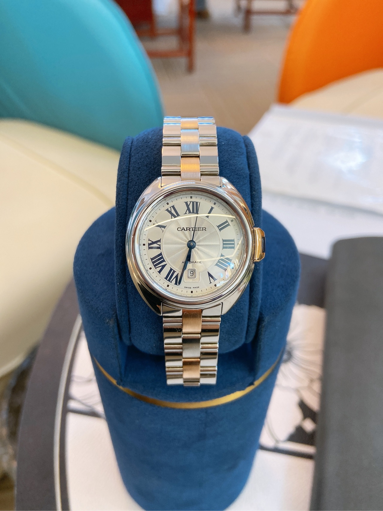 99新 Cartier/卡地亚 卡地亚钥匙31口径机械玫瑰金间金