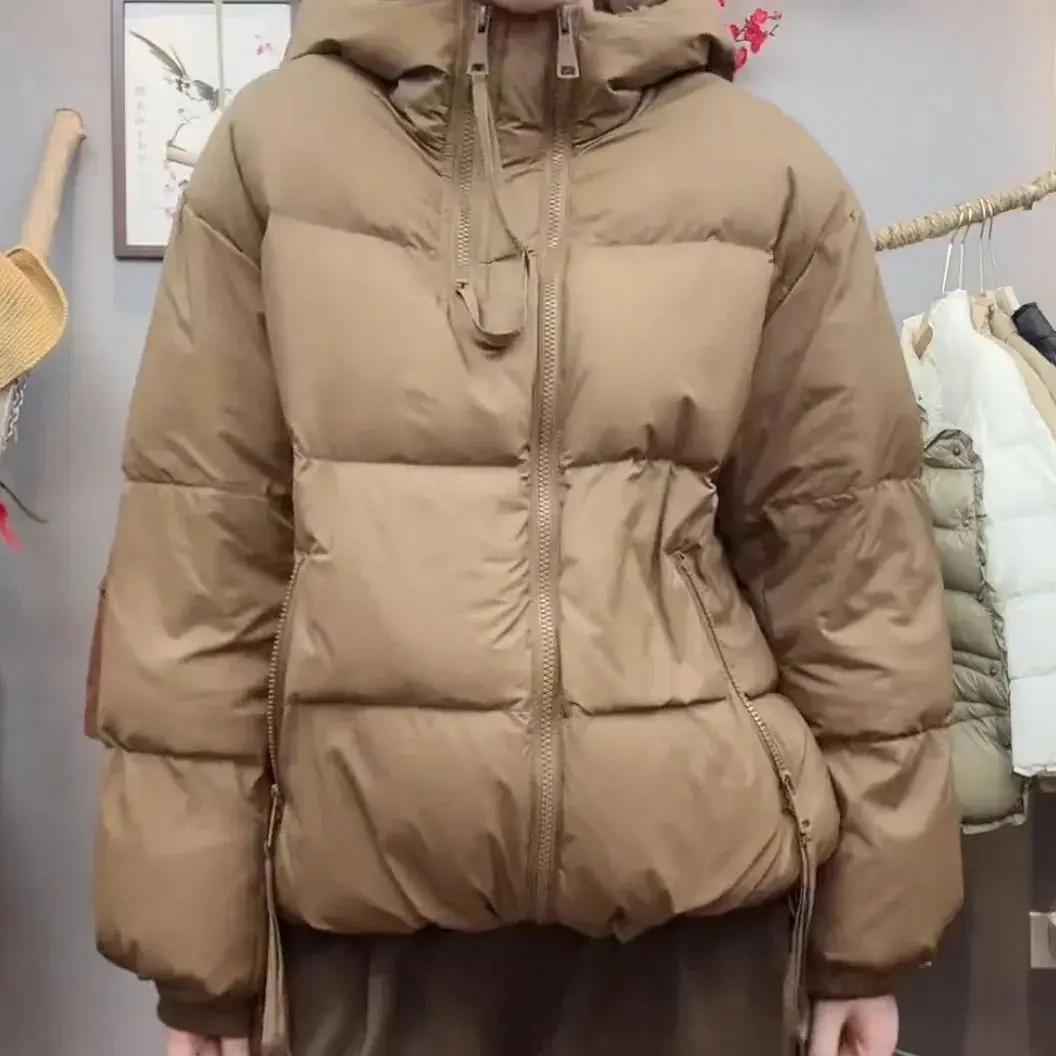 羽绒羽绒服女冬季新款韩版宽松时尚羽绒服2023小个子羽绒服