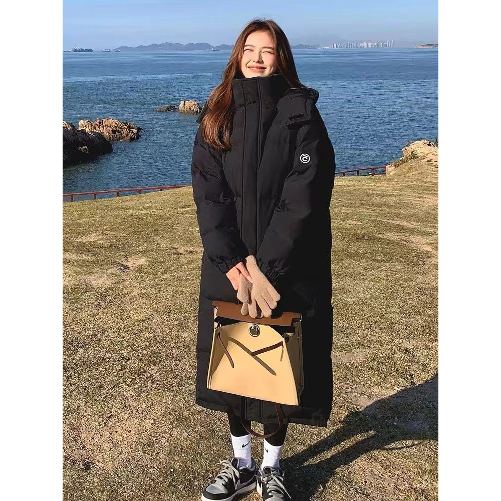 当季爆款羽绒服双特卖年新款羽绒衣女长款过膝羽绒羽绒服韩版同