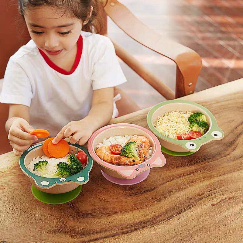 婴儿辅食碗儿童吃饭碗吸盘碗防摔防烫宝宝专用碗餐具