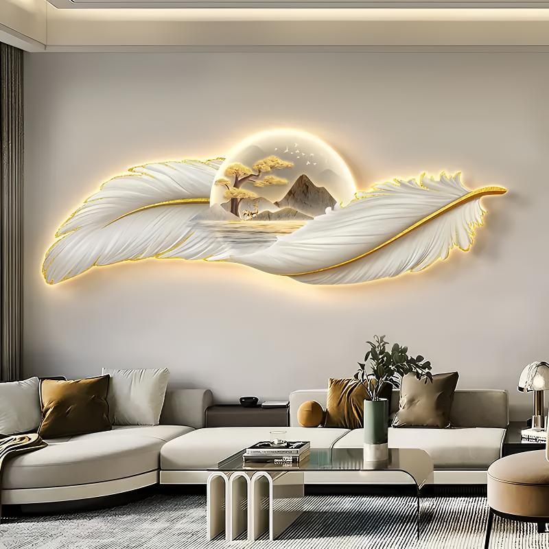 精雕装饰画山水画客厅装饰画抽象高档卧室床头挂画客厅背景墙挂画