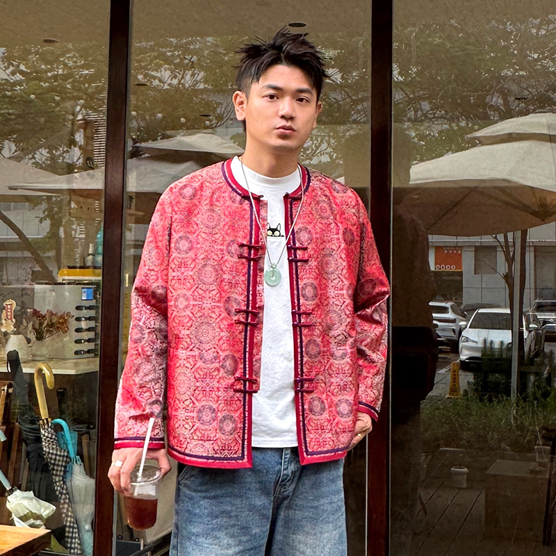 三重门诗题红叶*定制款宋锦