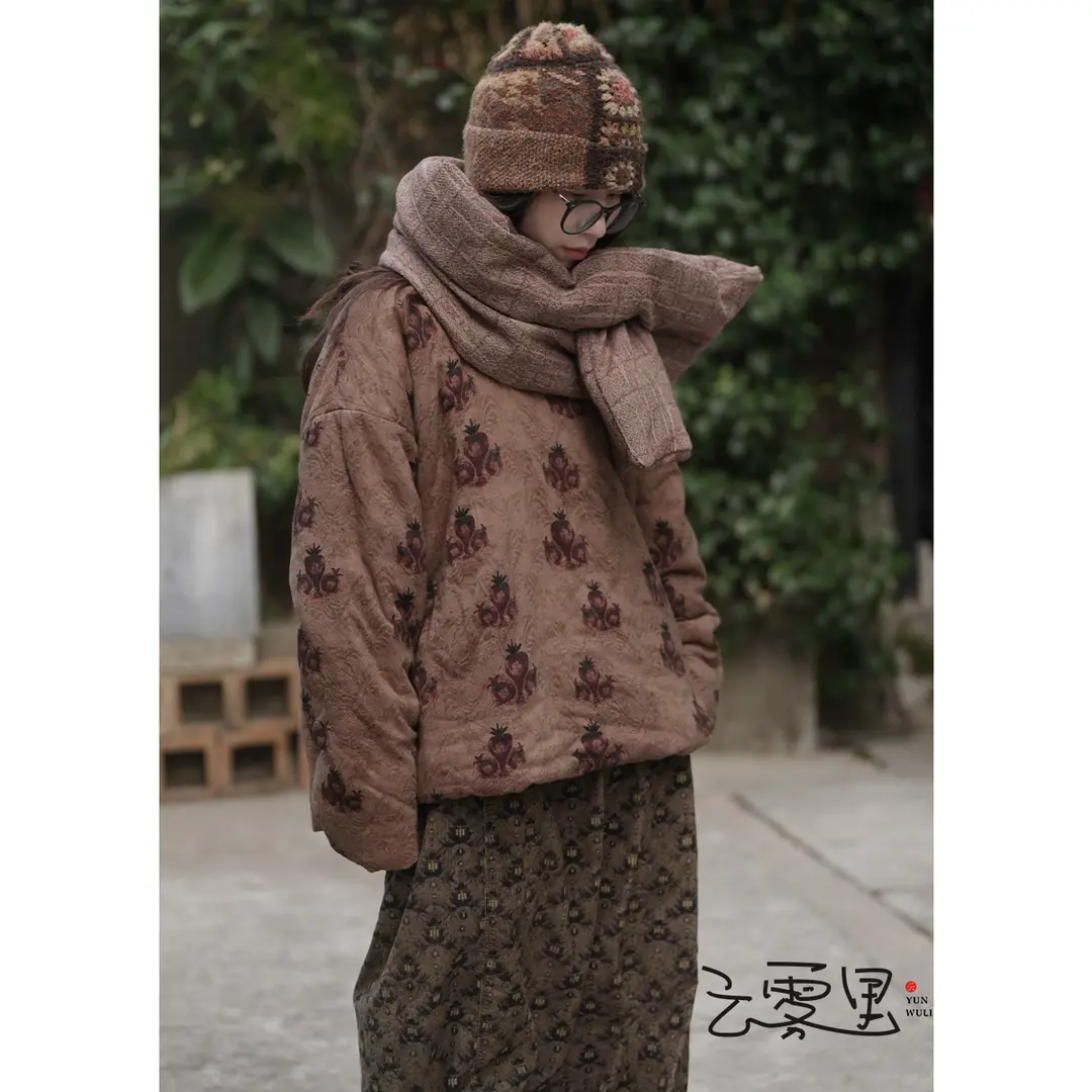  【云雾里 】1318新中式盘扣短棉衣