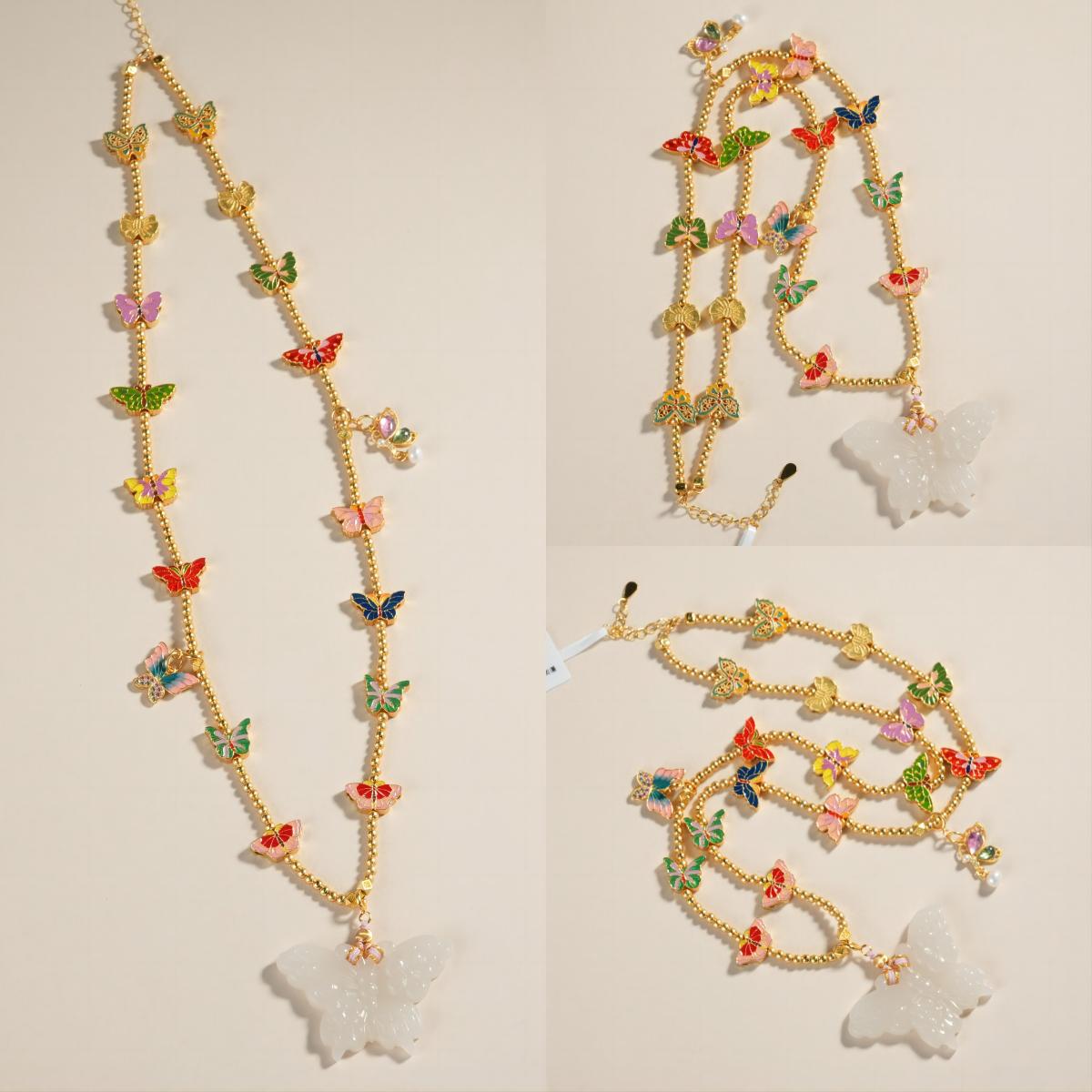 【老掌柜】蝴蝶藕粉和田玉/多样性发一件 M070706