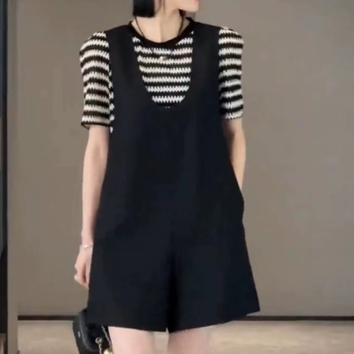 卡秀女装真2件连体裤休闲百搭洋气时尚显瘦网红韩版