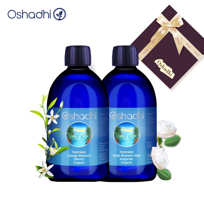 Oshadhi德国O家白玫瑰橙花纯露套装 