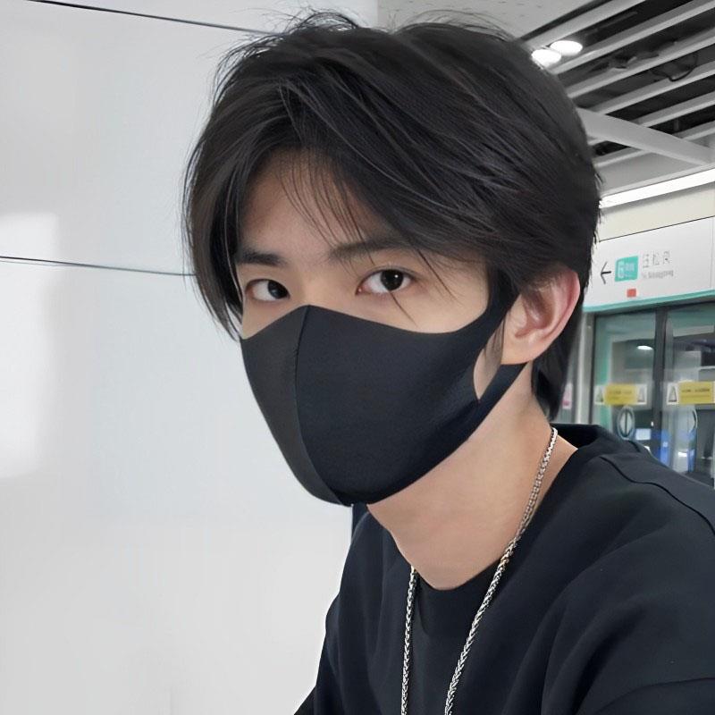 假发男短发中分造型韩版帅气男生微分碎盖自然蓬松黑色男士全头套