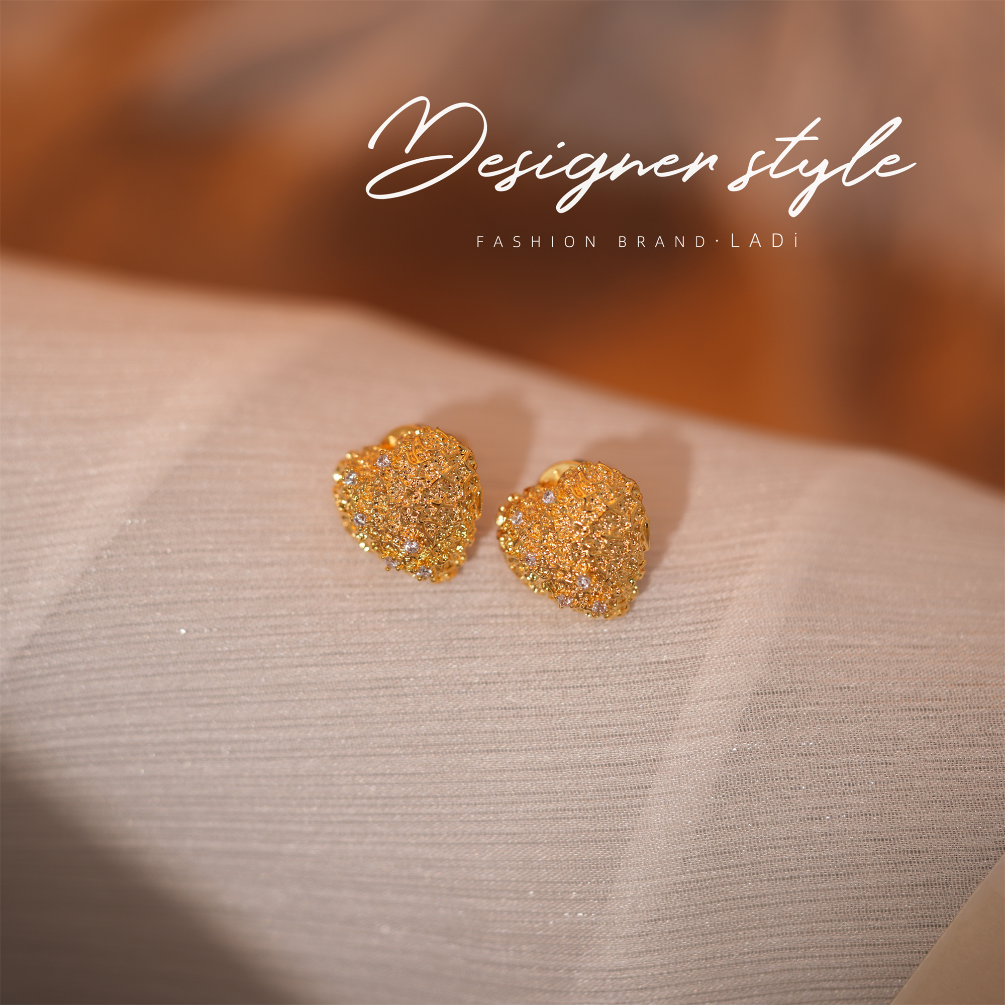 铜合金耳饰 ins优雅素款设计感小巧E390