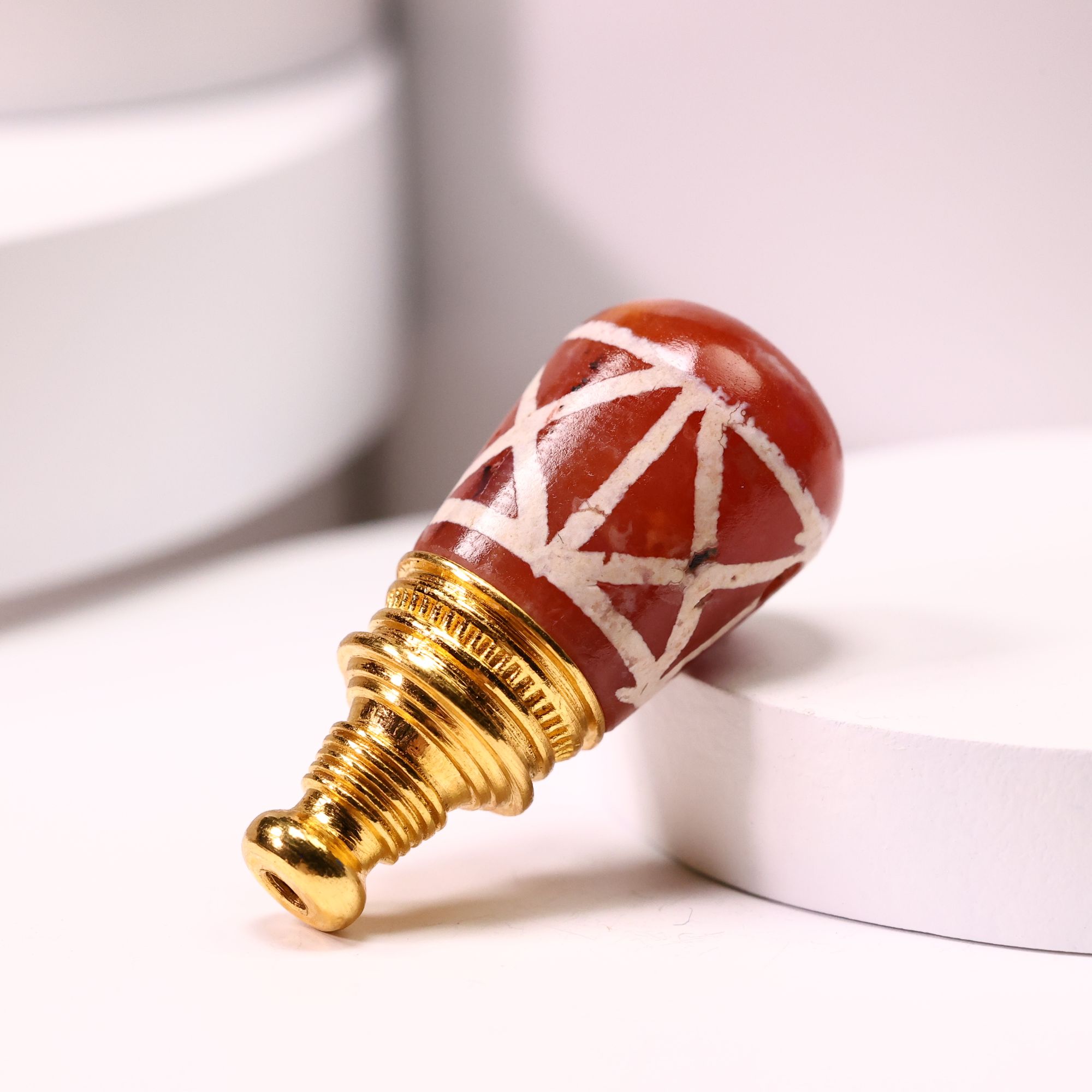 希梓文创精品古珠配饰星辰三通