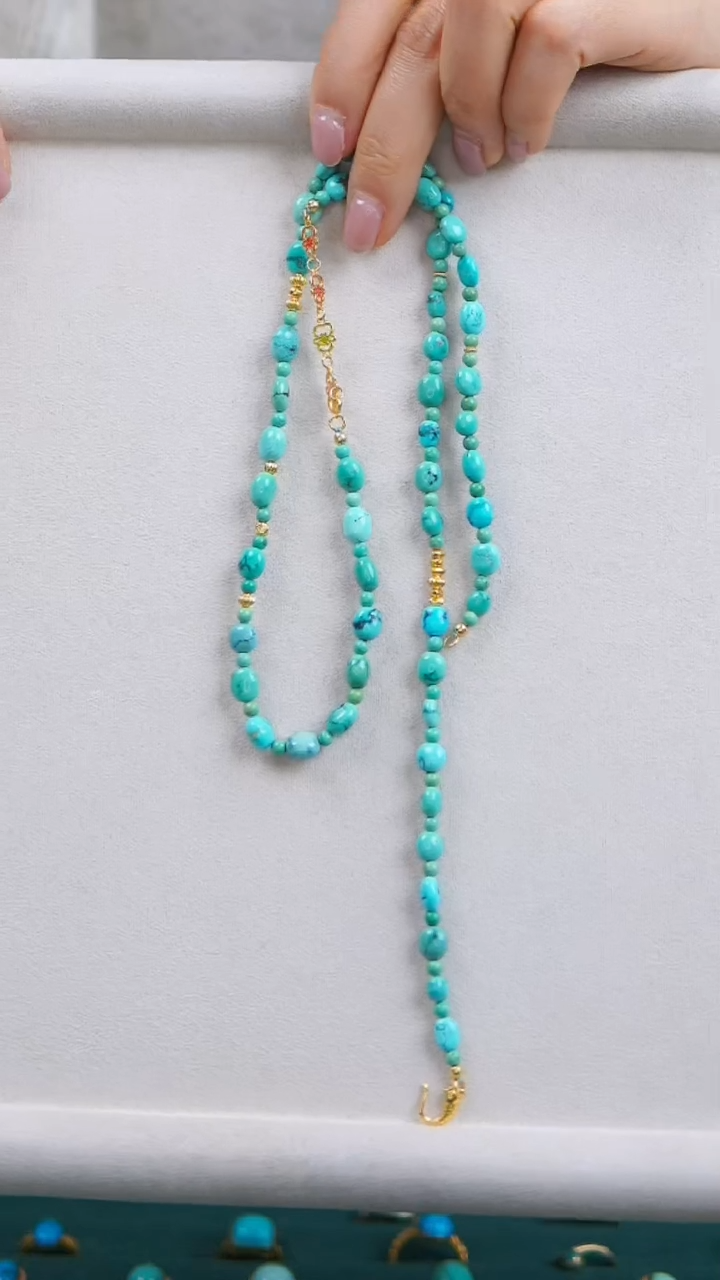 【闪购商品】绿松石项链未镶嵌多样性发货