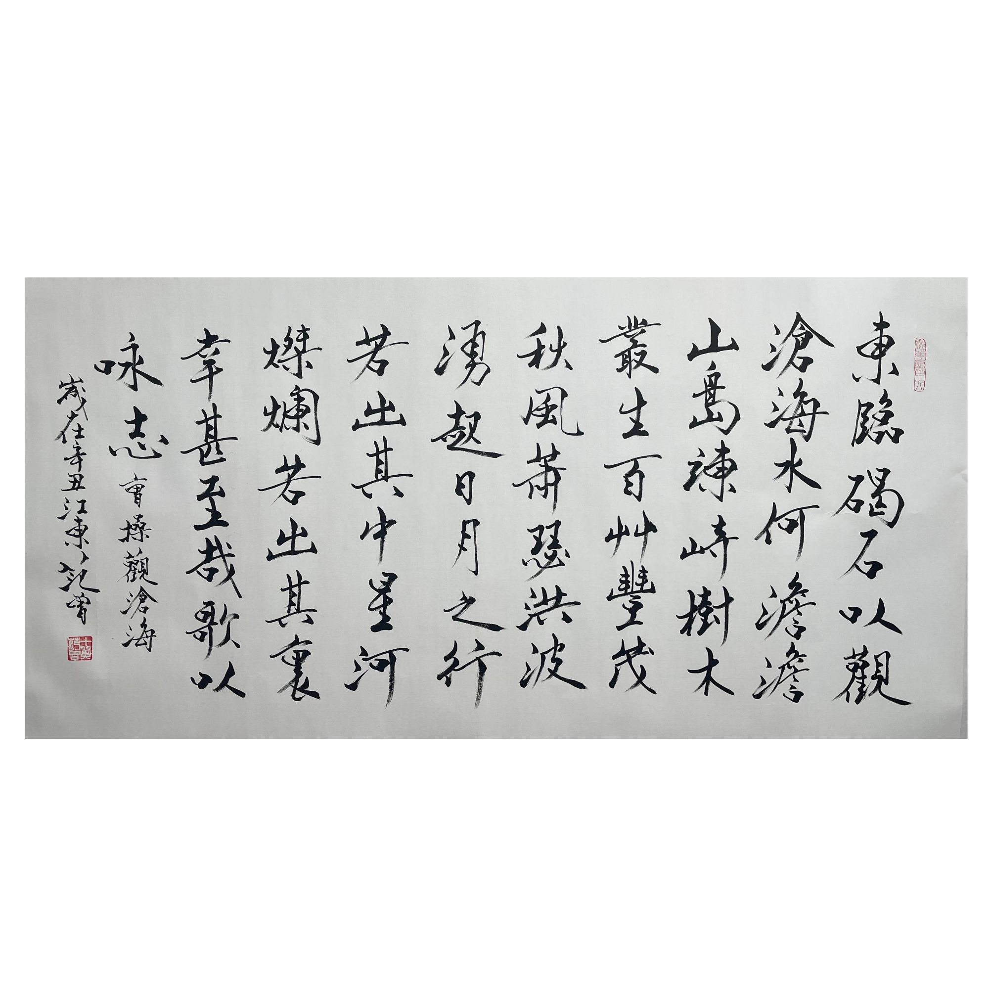 FZ-2-456 FZ-书法 尺寸138*69cm 纸本托底