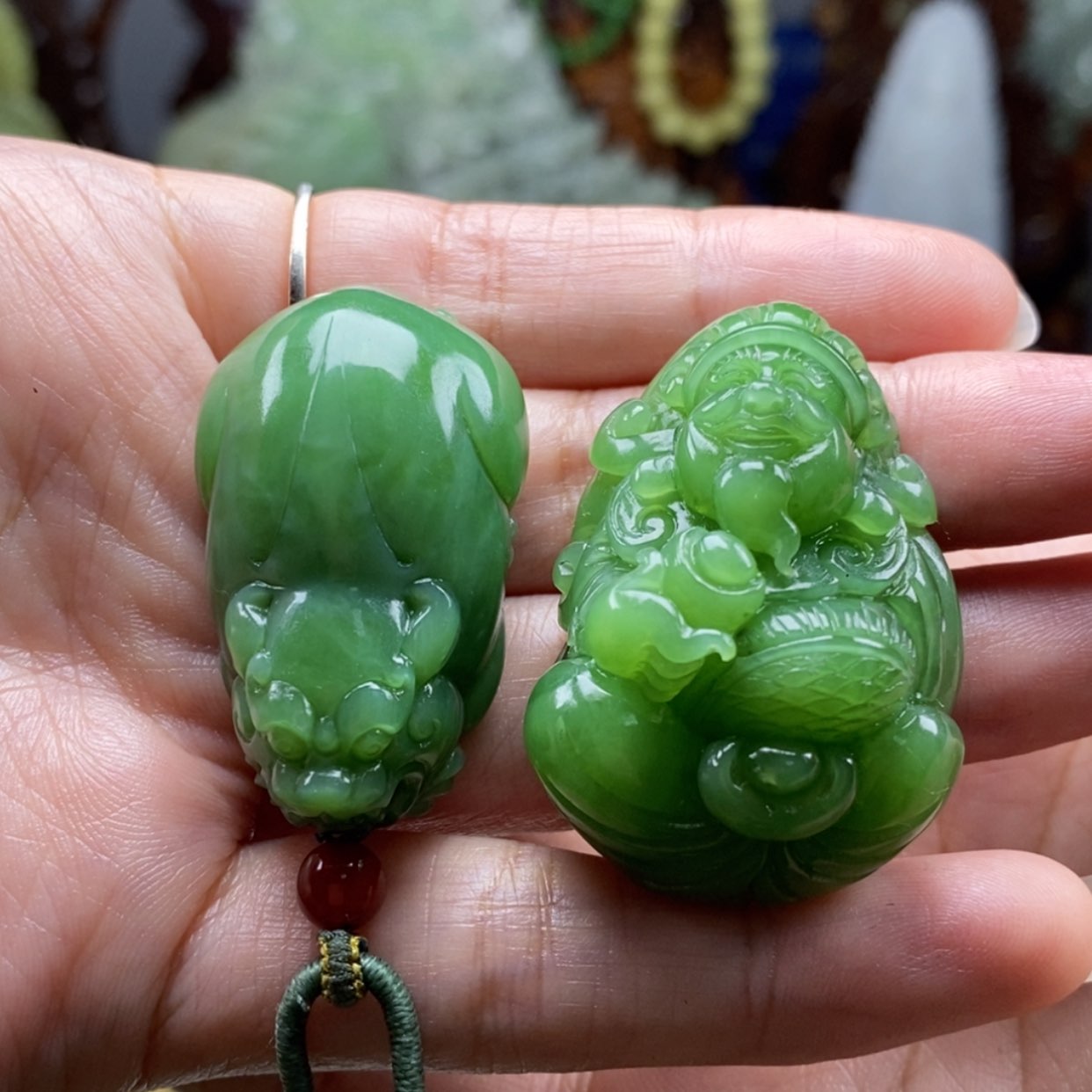 【闪购商品】和田玉（碧玉）颈饰未镶嵌沉**志