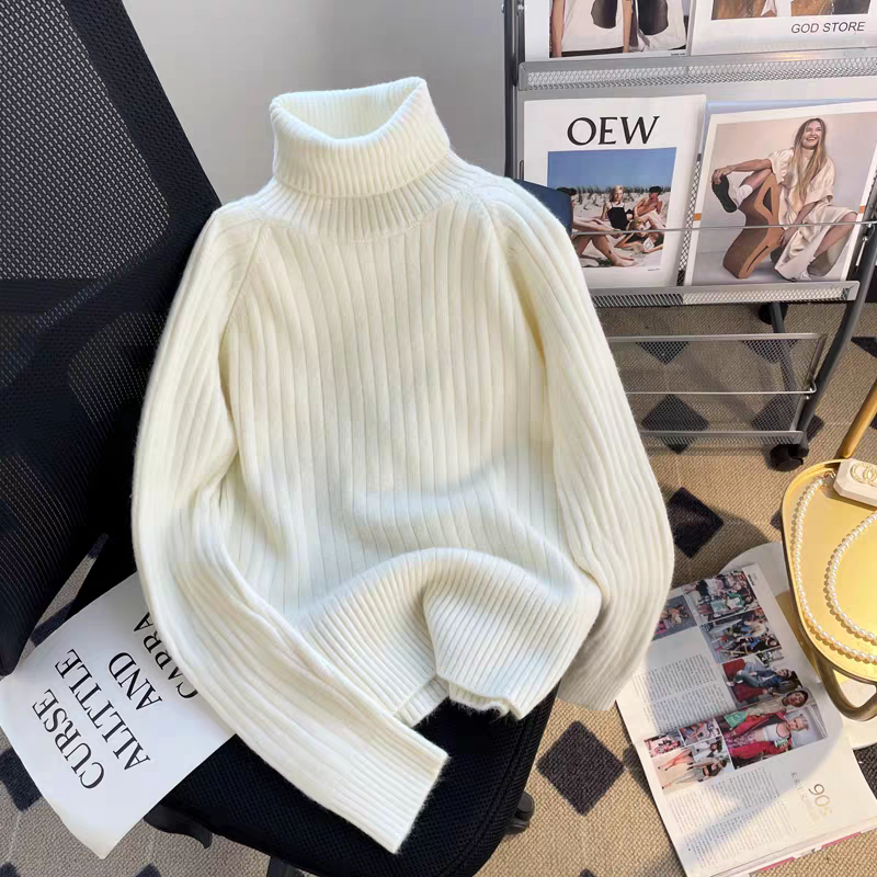 半高领毛衣烊烊丽服装直播间选款