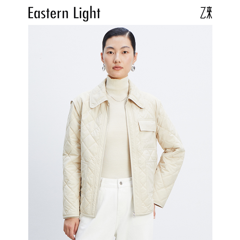 Eastern Light/乙来/填充仿羽棉蓬松保暖/新款冬季棉衣棉服外套女