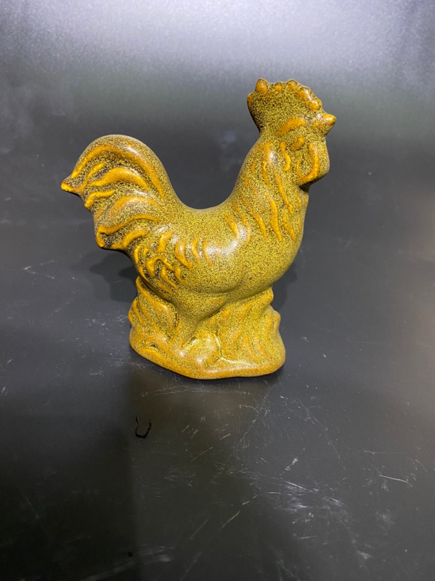 茶叶末十二生肖鸡