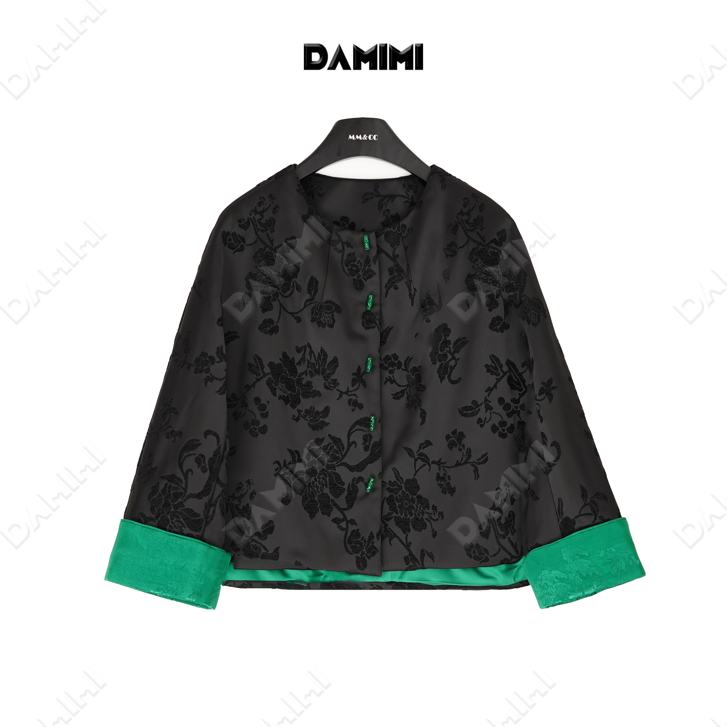 【青花瓷】新中式唐装盘扣老钱风棉服盘扣外套MCFMF1110