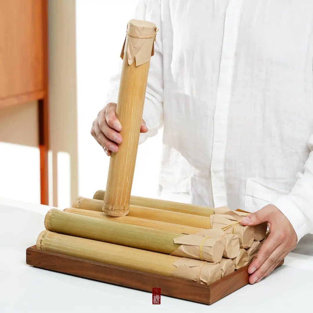 2024年，（白茶竹筒茶）甜度感好，味道香（7号）