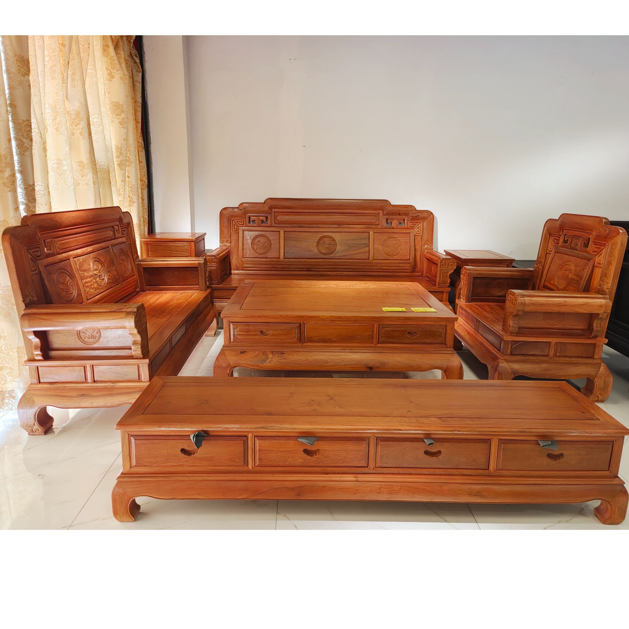 国色天香荷花款沙发组合