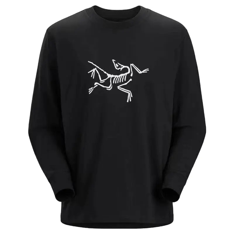 ARC‘TERYX/始祖鸟Archaeopteryx Logo LS图案圆领透气长袖T恤衫