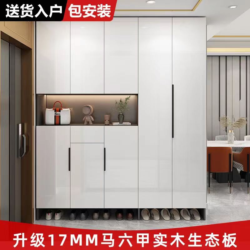 鞋柜入户玄关柜一体现代简约门口家用门厅隔断柜储物收纳柜餐边柜