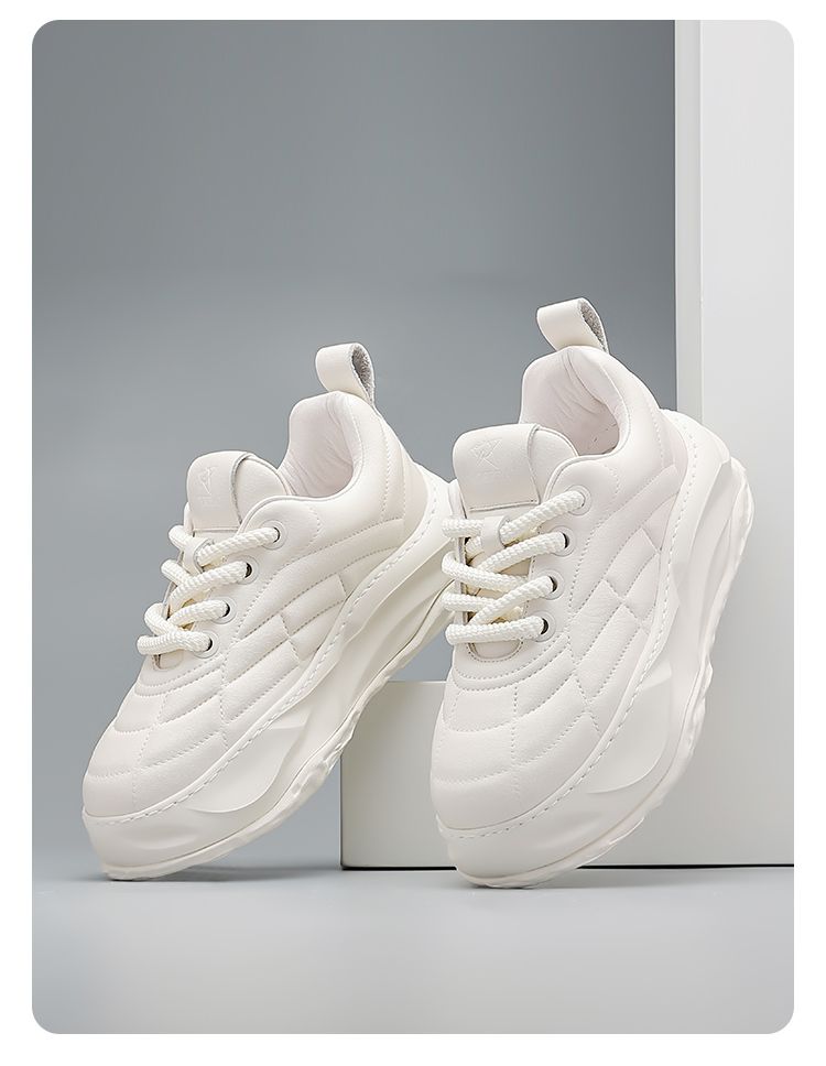 男鞋秋冬新款软底休闲鞋百搭加厚时尚潮鞋运动鞋厚底爆款鞋子