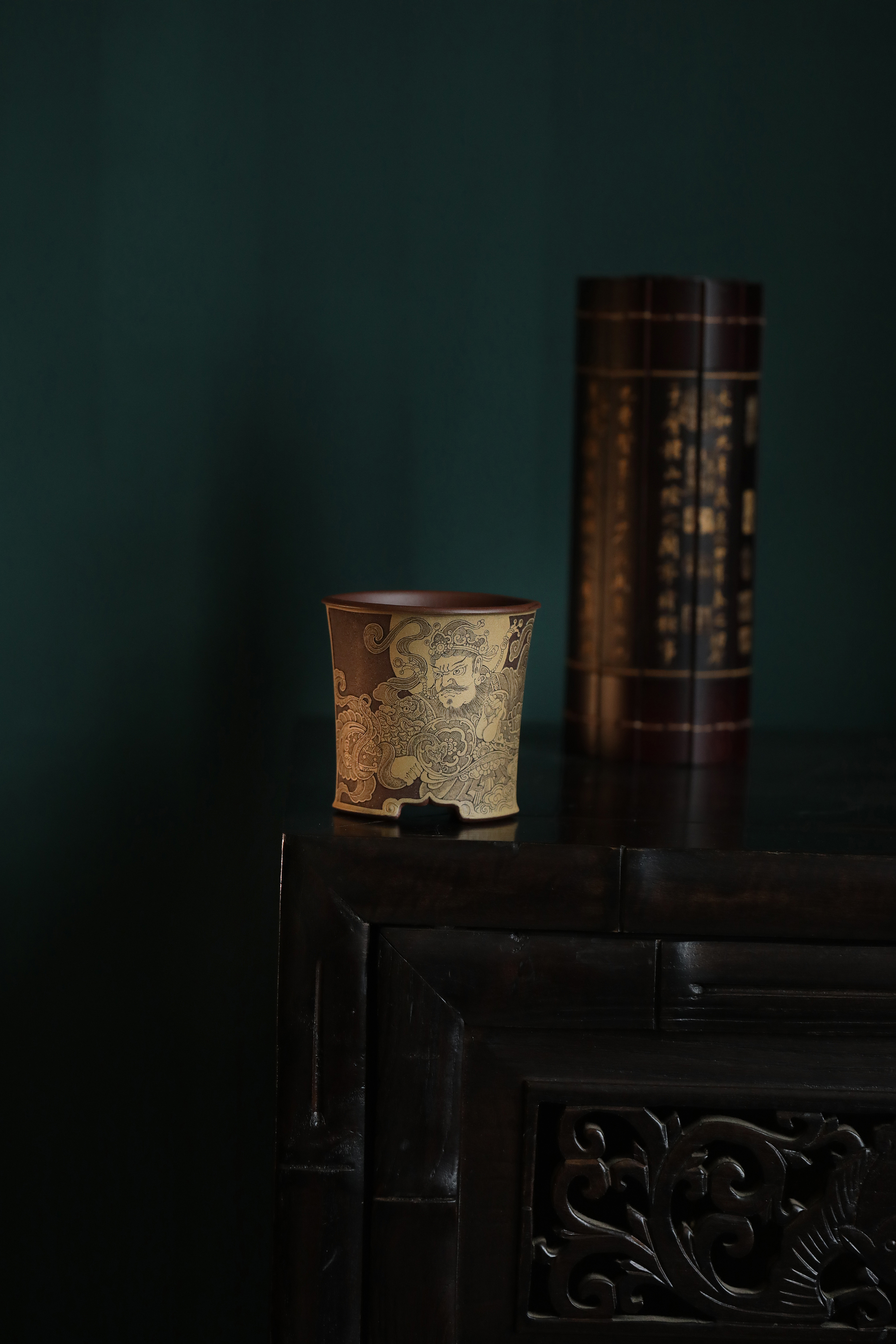 【知守.茶器】刘华天王杯，广目天王，持国天王，现货