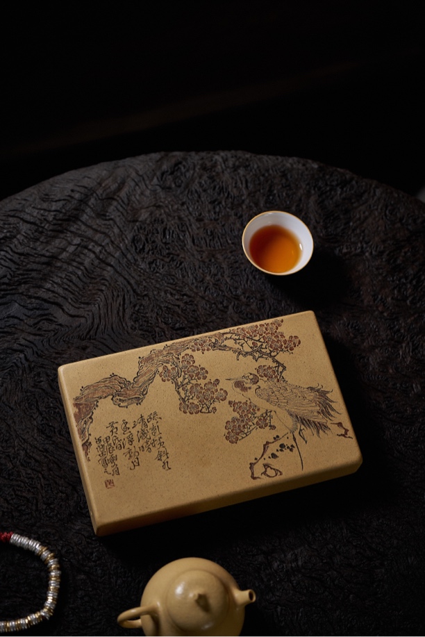 【知守.茶器】鹤舞、荷风干泡，紫砂高端壶承，省大师范小君作品