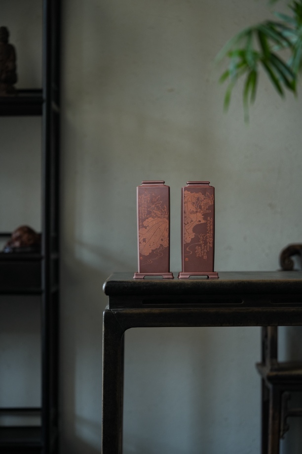 【知守.茶器】方山玉带瓶，紫砂高端花瓶，范小君作品，单个价