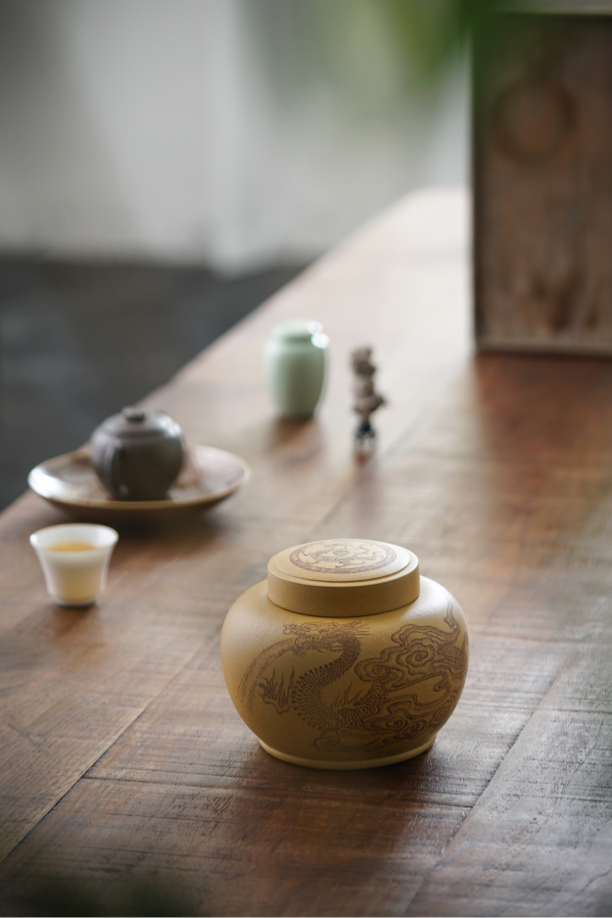 【知守.茶器】摹古紫砂醒茶罐，秦斌作品