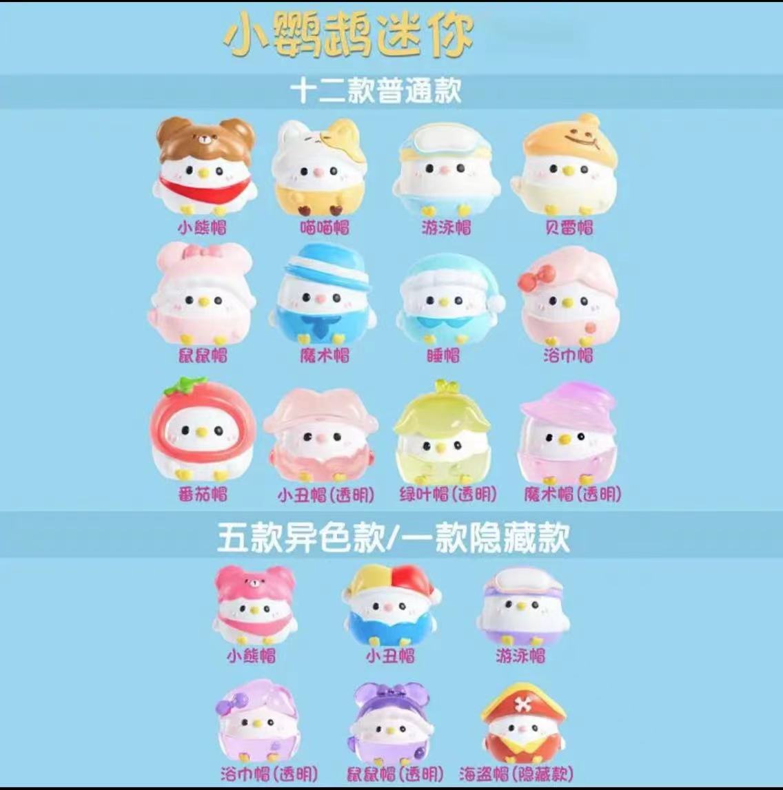 （现拆）小鹦鹉ootd萌粒盲袋混装