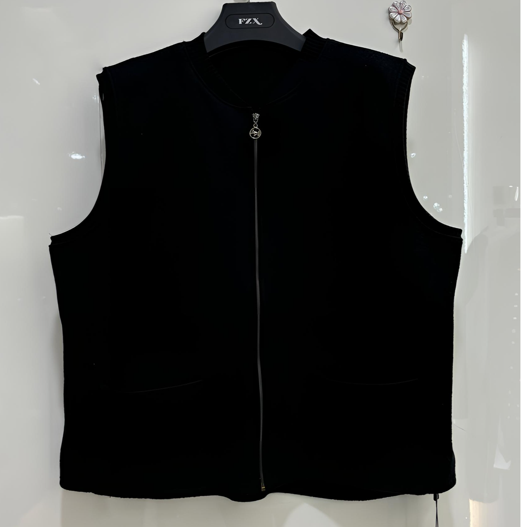 立领加绒休闲短款马甲