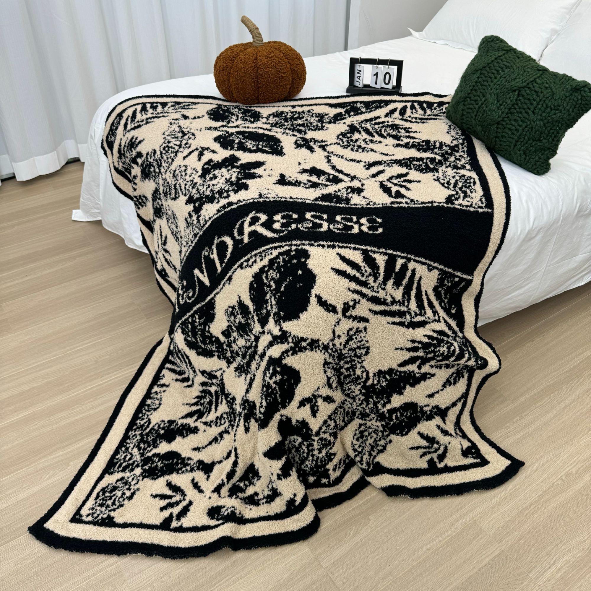 【设计师款】【繁华沙发毯】生活沙发毯子客厅休闲高定午睡盖毯。