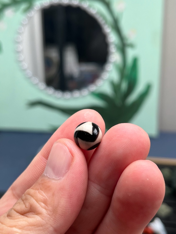 福利天珠虎牙台珠圆珠直径10mm