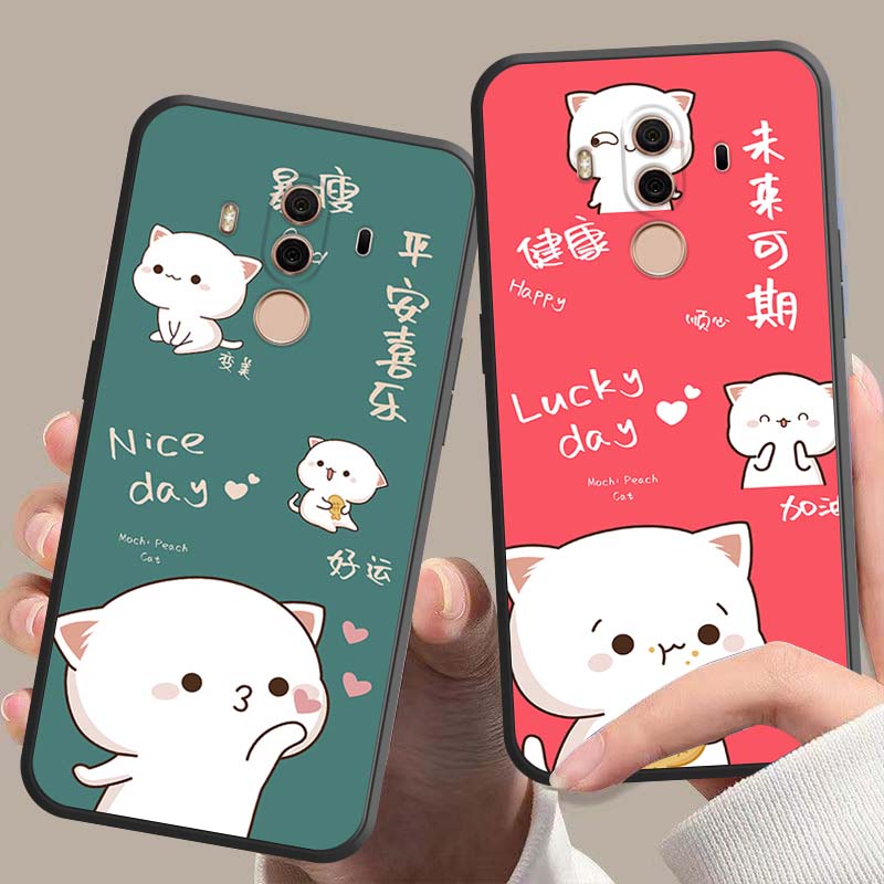 适用华为mate10Pro手机壳BLA-AL00男女款可爱卡通全包防摔高颜值