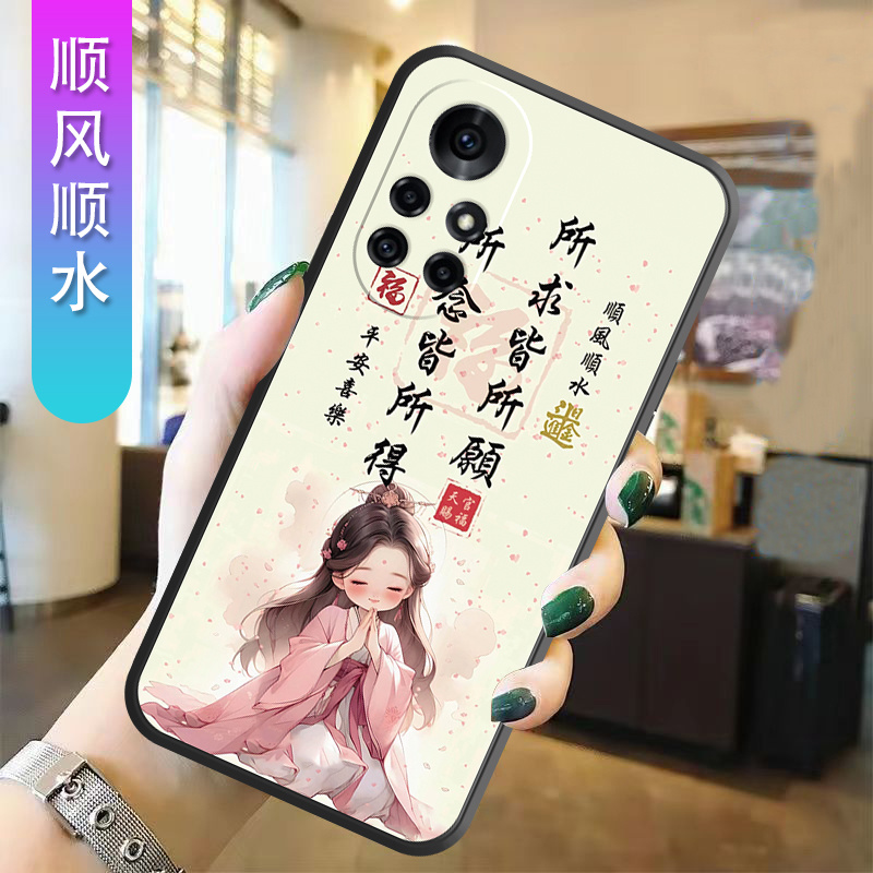 华为nova8pro手机壳BRQ-AN00全包防摔可爱硅胶软壳新款磨砂男女款