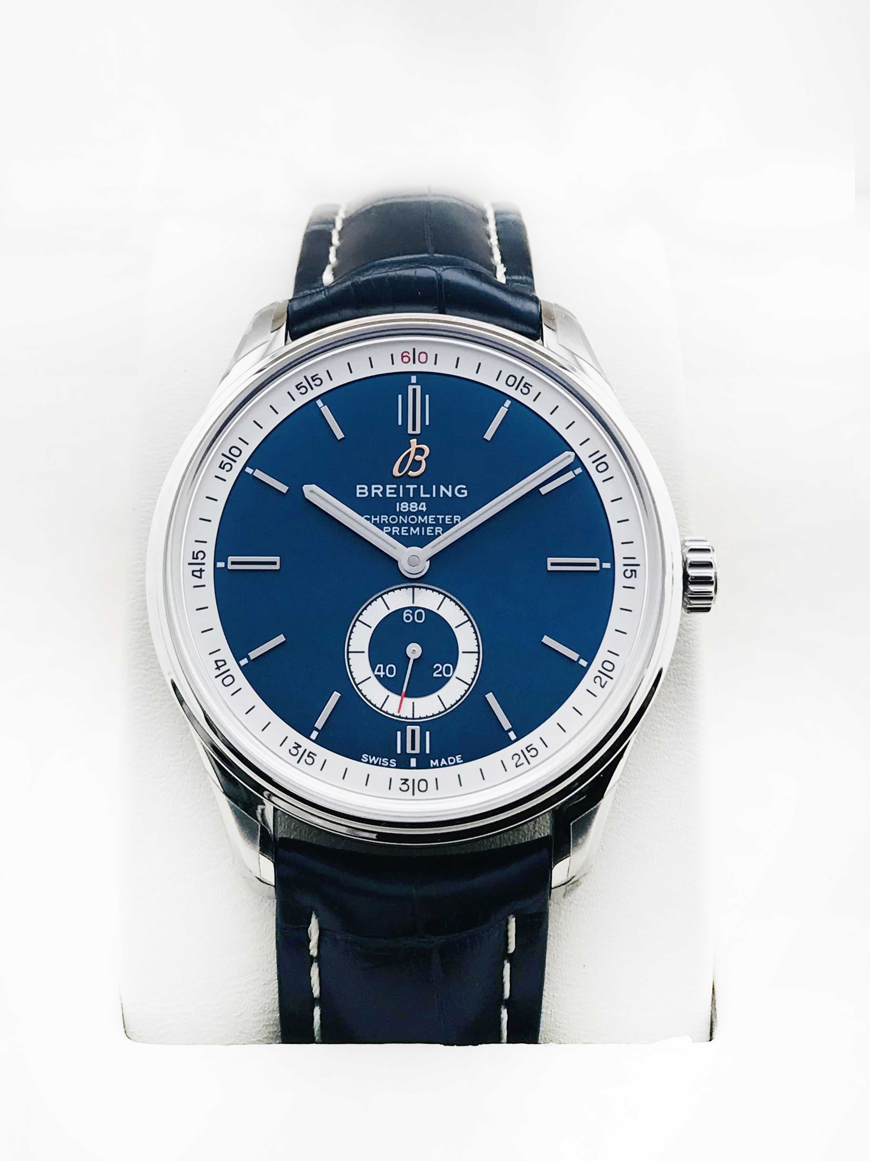 全新未使用 BREITLING/百年灵 云时臻品/璞雅系列/全套/40mm