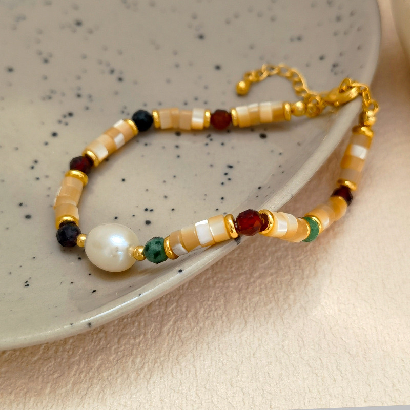 铜合金手链 3167彩色高级感ins风手链