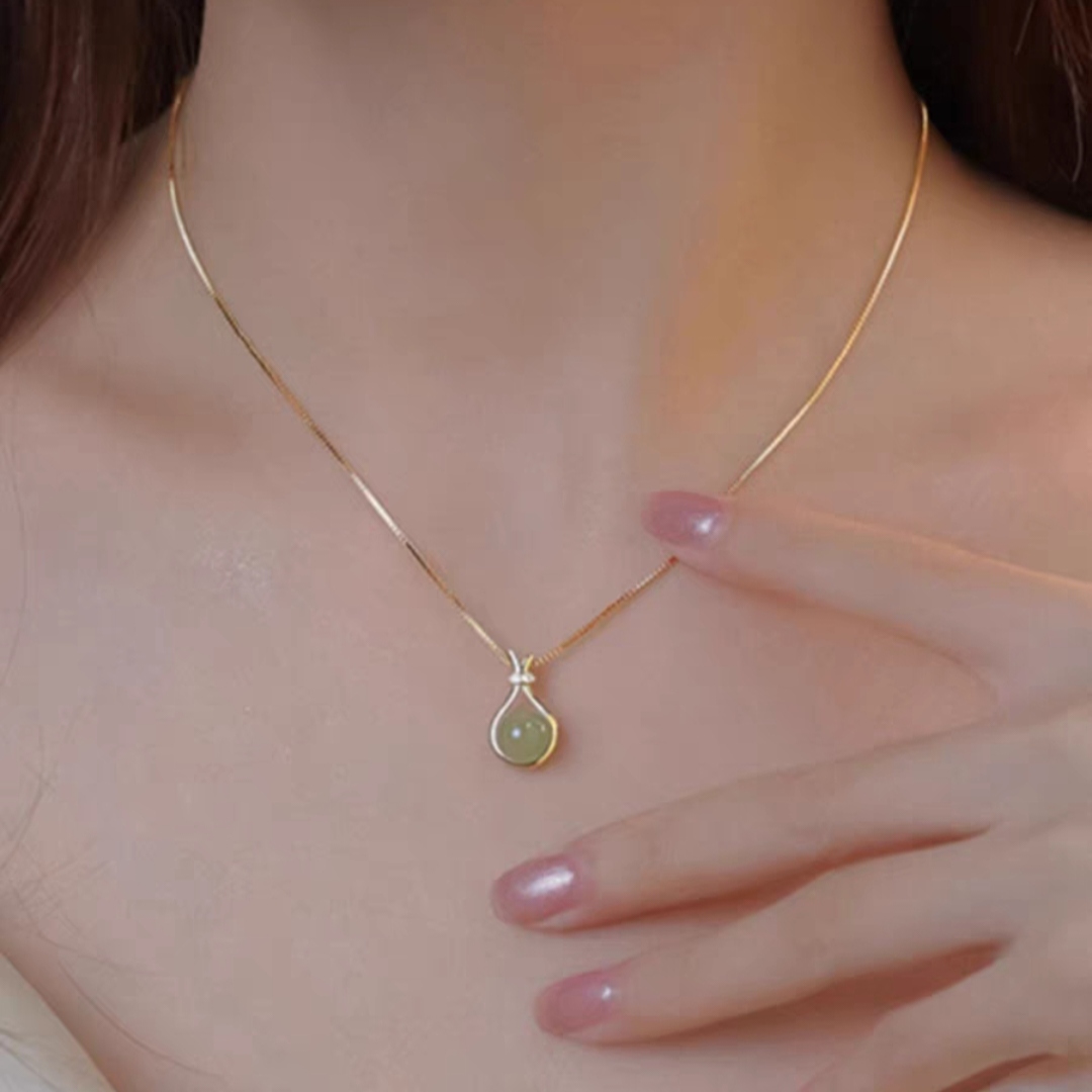 铜合金项链 3047百搭小福袋精致项链