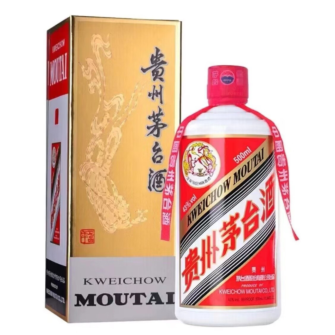 KWEICHOW MOUTAI/贵州茅台2015-2018飞天43度500ml