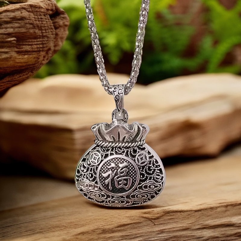 吊坠 112爆款富贵有鱼毛衣链女士链子周长70厘米吊坠直径5厘米