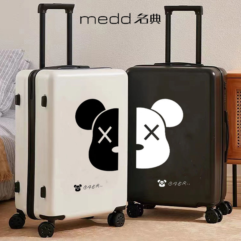 MEDD暴力熊涂鸦行李箱男学生住宿拉杆箱旅行密码箱子日系卡通旅行