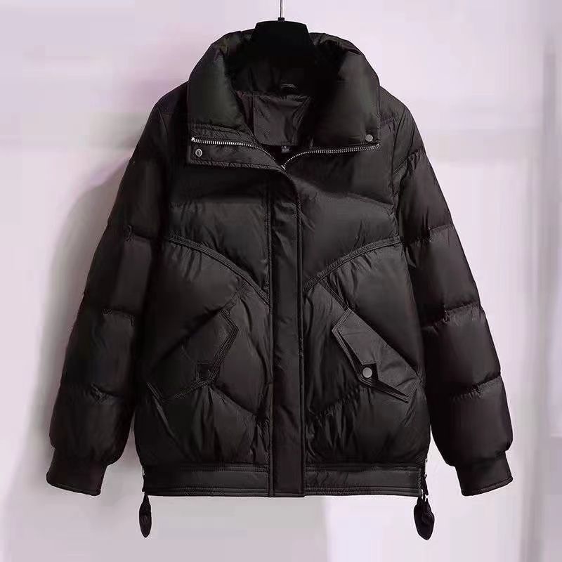 波司豋短款棉服女2022冬季新款羽绒服衣韩版宽松立领加厚保暖外套